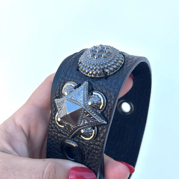 Vintage Y2K Burberry Belt Prorsum Warrior Brown Hardware Runway Designer - Picture 6 of 6